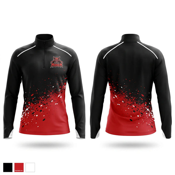 Quarter Zip Jacket, Mayhem, Baseball, Teamtime, Team time, sublimation, custom sports apparel, team uniforms, spirit wear, spiritwear, sports uniforms, custom shirts, team store, custom team store, fundraiser sports, apparel fundraiser