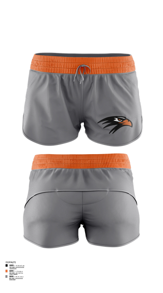 Womens Shorts, Bloomer Blackhawk'sTrack & Field, Track & Field, Teamtime, Team time, sublimation, custom sports apparel, team uniforms, spirit wear, spiritwear, sports uniforms, custom shirts, team store, custom team store, fundraiser sports, apparel fundraiser