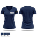 Slatington Fire Department Women's Short Sleeve V-neck Shirt - 1