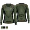 Cleburne County Sheriff’s Office 33407116 Women's Long Sleeve V-neck Shirt - 1