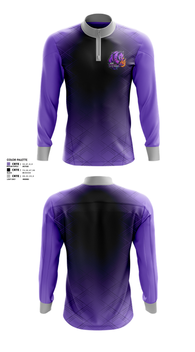 RBC Renegade Elite Rhinos 40669574 Quarter Zip Jacket - 1