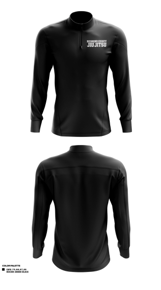 Quarter Zip Jacket, Richmond County Jiu-Jitsu, , Teamtime, Team time, sublimation, custom sports apparel, team uniforms, spirit wear, spiritwear, sports uniforms, custom shirts, team store, custom team store, fundraiser sports, apparel fundraiser