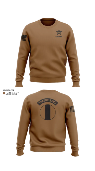 Crew Neck Sweatshirt, TRADOC Band, , Teamtime, Team time, sublimation, custom sports apparel, team uniforms, spirit wear, spiritwear, sports uniforms, custom shirts, team store, custom team store, fundraiser sports, apparel fundraiser