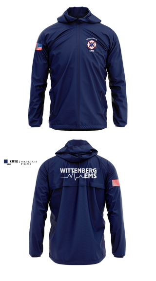 Windbreaker, Wittenberg Area Protective Services District, Fire Department, Teamtime, Team time, sublimation, custom sports apparel, team uniforms, spirit wear, spiritwear, sports uniforms, custom shirts, team store, custom team store, fundraiser sports, apparel fundraiser