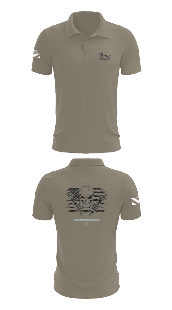 Short Sleeve Performance Polo, 1245th Transportation Company, , Teamtime, Team time, sublimation, custom sports apparel, team uniforms, spirit wear, spiritwear, sports uniforms, custom shirts, team store, custom team store, fundraiser sports, apparel fundraiser