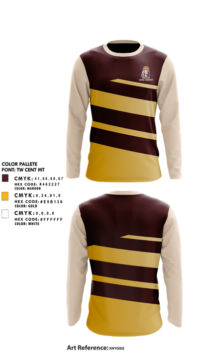 Nogales High School Cross Country 94430638 Long Sleeve Performance Shirt 1