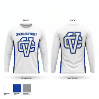 Long Sleeve Performance Shirt, Conemaugh valley, , Teamtime, Team time, sublimation, custom sports apparel, team uniforms, spirit wear, spiritwear, sports uniforms, custom shirts, team store, custom team store, fundraiser sports, apparel fundraiser