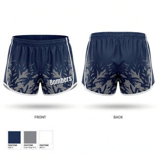 Womens Shorts, Bombers, Baseball, Teamtime, Team time, sublimation, custom sports apparel, team uniforms, spirit wear, spiritwear, sports uniforms, custom shirts, team store, custom team store, fundraiser sports, apparel fundraiser