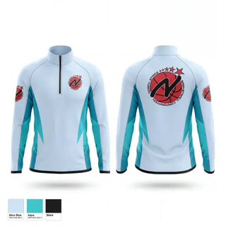 Quarter Zip Jacket, North Starz, Men's Basketball, Teamtime, Team time, sublimation, custom sports apparel, team uniforms, spirit wear, spiritwear, sports uniforms, custom shirts, team store, custom team store, fundraiser sports, apparel fundraiser