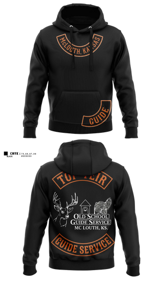 Hoodie, Old School Guide Service, , Teamtime, Team time, sublimation, custom sports apparel, team uniforms, spirit wear, spiritwear, sports uniforms, custom shirts, team store, custom team store, fundraiser sports, apparel fundraiser