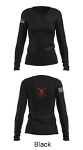 0232 89071174 Women's Long Sleeve V-neck Shirt - 37