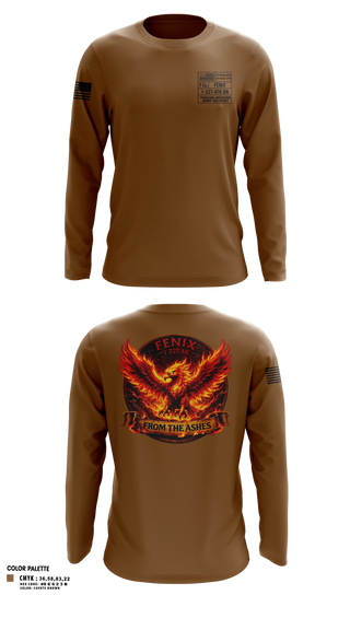 Long Sleeve Performance Shirt, Fenix, 1-227 AB, 1 ACB, 1 CD, Army, Teamtime, Team time, sublimation, custom sports apparel, team uniforms, spirit wear, spiritwear, sports uniforms, custom shirts, team store, custom team store, fundraiser sports, apparel fundraiser