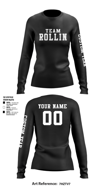 Team Rollin 41727412 Long Sleeve Performance Shirt 3