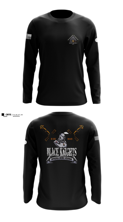 B Co 832nd OD BN 19793865 Long Sleeve Performance Shirt 30