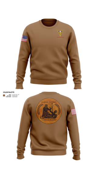 Crew Neck Sweatshirt, 3D Theater Medical Command (Forward) Detachment 31, Army, Teamtime, Team time, sublimation, custom sports apparel, team uniforms, spirit wear, spiritwear, sports uniforms, custom shirts, team store, custom team store, fundraiser sports, apparel fundraiser