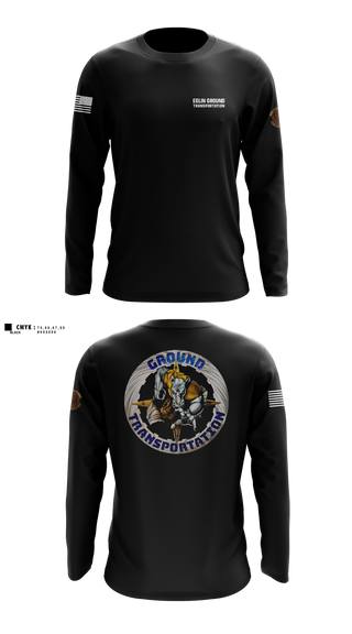 Long Sleeve Performance Shirt, 96 LRS Ground Transportation, Air Force, Teamtime, Team time, sublimation, custom sports apparel, team uniforms, spirit wear, spiritwear, sports uniforms, custom shirts, team store, custom team store, fundraiser sports, apparel fundraiser