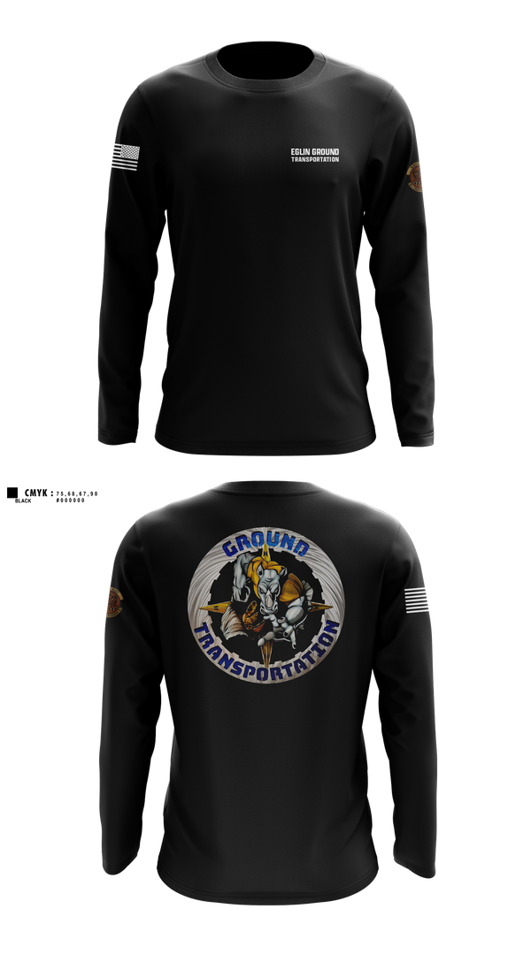 Long Sleeve Performance Shirt, 96 LRS Ground Transportation, Air Force, Teamtime, Team time, sublimation, custom sports apparel, team uniforms, spirit wear, spiritwear, sports uniforms, custom shirts, team store, custom team store, fundraiser sports, apparel fundraiser