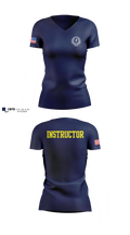 BRTC/LETA Women's Short Sleeve V-neck Shirt - 11