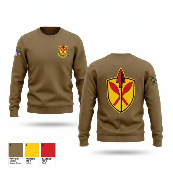 Crew Neck Sweatshirt, A Co 227 BEB, National Guard, Teamtime, Team time, sublimation, custom sports apparel, team uniforms, spirit wear, spiritwear, sports uniforms, custom shirts, team store, custom team store, fundraiser sports, apparel fundraiser