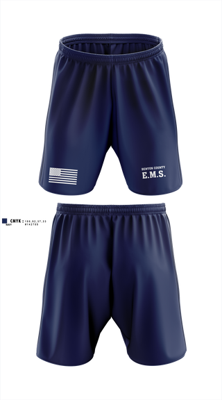 Athletic Shorts With Pockets, Benton County E.M.S., EMS/EMT, Teamtime, Team time, sublimation, custom sports apparel, team uniforms, spirit wear, spiritwear, sports uniforms, custom shirts, team store, custom team store, fundraiser sports, apparel fundraiser