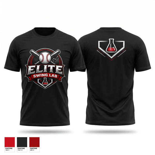 Short Sleeve Performance Shirt, Elite Swing Lab, Baseball, Teamtime, Team time, sublimation, custom sports apparel, team uniforms, spirit wear, spiritwear, sports uniforms, custom shirts, team store, custom team store, fundraiser sports, apparel fundraiser