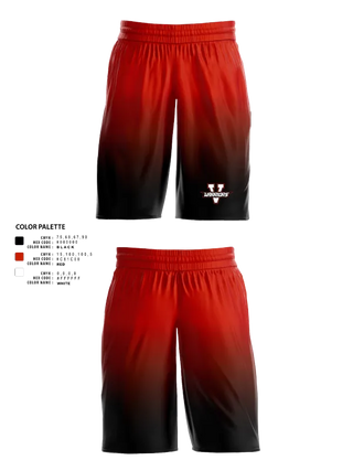 Mens Basketball Shorts, Valley Regional High School Basketball, Men's Basketball, Teamtime, Team time, sublimation, custom sports apparel, team uniforms, spirit wear, spiritwear, sports uniforms, custom shirts, team store, custom team store, fundraiser sports, apparel fundraiser