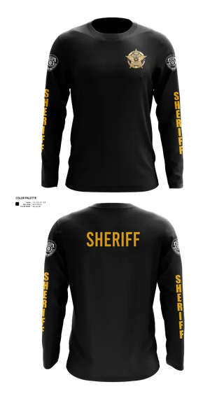 Long Sleeve Performance Shirt, Pecos County Sheriff’s Office, Police, Teamtime, Team time, sublimation, custom sports apparel, team uniforms, spirit wear, spiritwear, sports uniforms, custom shirts, team store, custom team store, fundraiser sports, apparel fundraiser
