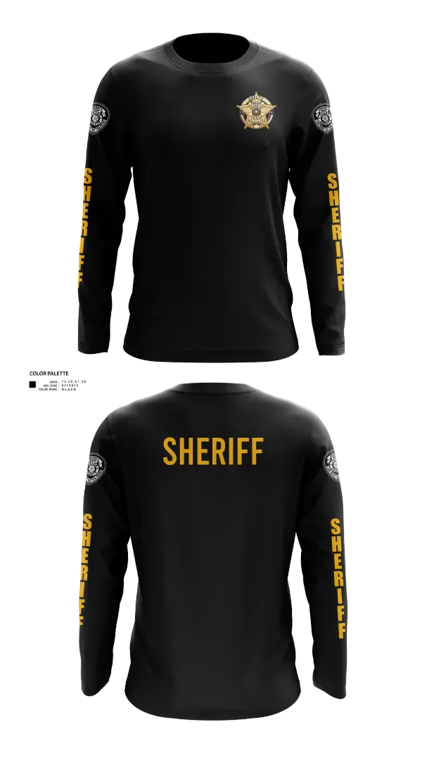 Long Sleeve Performance Shirt, Pecos County Sheriff’s Office, Police, Teamtime, Team time, sublimation, custom sports apparel, team uniforms, spirit wear, spiritwear, sports uniforms, custom shirts, team store, custom team store, fundraiser sports, apparel fundraiser