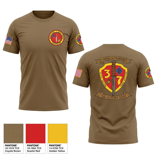 Old School Cotton Feel Shirt, 3rd Battalion 7th Marines, Marines, Teamtime, Team time, sublimation, custom sports apparel, team uniforms, spirit wear, spiritwear, sports uniforms, custom shirts, team store, custom team store, fundraiser sports, apparel fundraiser