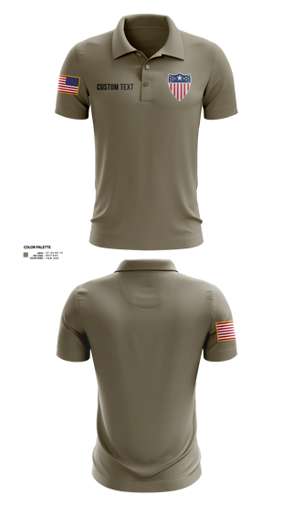 Short Sleeve Performance Polo, 38th RSG, Army, Teamtime, Team time, sublimation, custom sports apparel, team uniforms, spirit wear, spiritwear, sports uniforms, custom shirts, team store, custom team store, fundraiser sports, apparel fundraiser