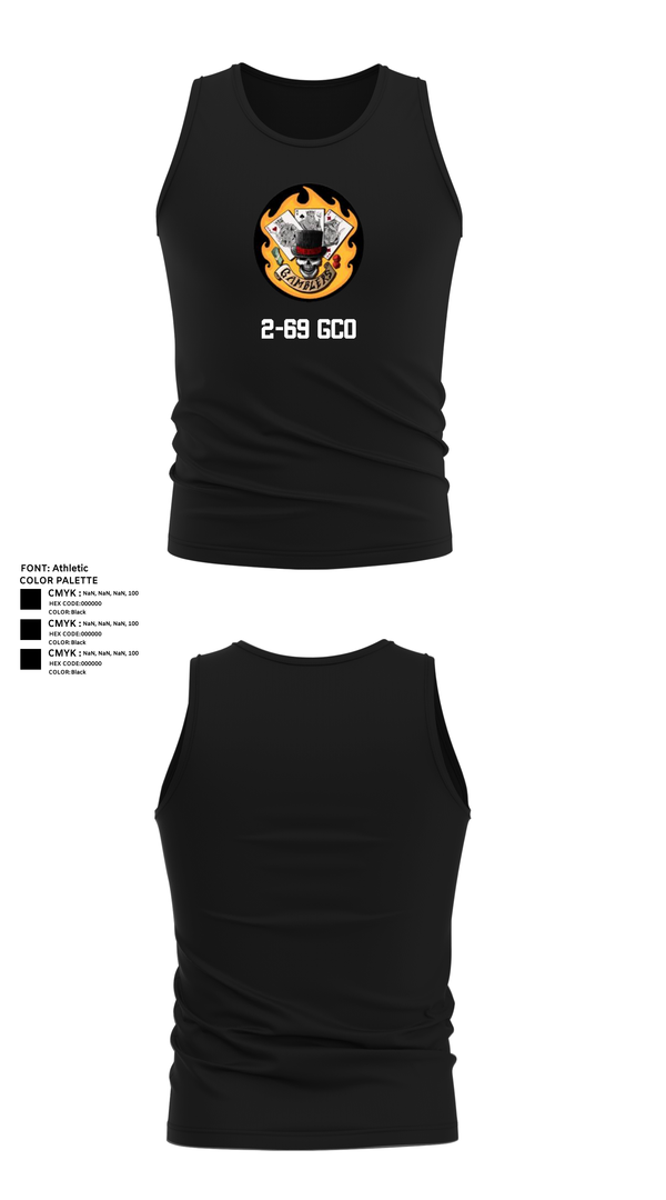 Tank Top, 2-69 GCo, Army, Teamtime, Team time, sublimation, custom sports apparel, team uniforms, spirit wear, spiritwear, sports uniforms, custom shirts, team store, custom team store, fundraiser sports, apparel fundraiser