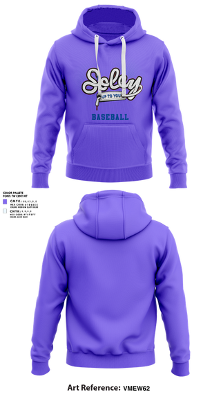Hoodie, Soley Stars, Baseball, Teamtime, Team time, sublimation, custom sports apparel, team uniforms, spirit wear, spiritwear, sports uniforms, custom shirts, team store, custom team store, fundraiser sports, apparel fundraiser