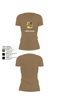 1-105th cavalry 36351622 Women's Short Sleeve V-neck Shirt - 4