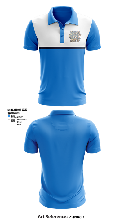 Moore County Golf 13386154 Short Sleeve Performance Polo - 3