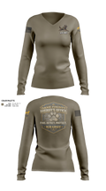 Dane County K9 Women's Long Sleeve V-neck Shirt - 21