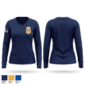 Office of School Safety Women's Long Sleeve V-neck Shirt - 1
