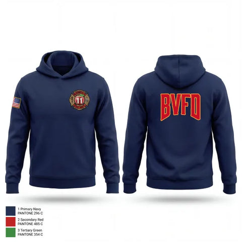 Hoodie, Bloomfield Volunteer Fire Department, Fire Department, Teamtime, Team time, sublimation, custom sports apparel, team uniforms, spirit wear, spiritwear, sports uniforms, custom shirts, team store, custom team store, fundraiser sports, apparel fundraiser