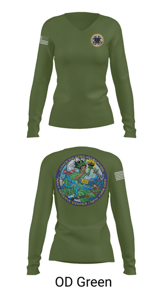 Womens Long Sleeve Vneck Shirt, NYC JEA, , Teamtime, Team time, sublimation, custom sports apparel, team uniforms, spirit wear, spiritwear, sports uniforms, custom shirts, team store, custom team store, fundraiser sports, apparel fundraiser