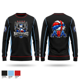 Crew Neck Sweatshirt, Windy City NativHawks, Men's Basketball, Teamtime, Team time, sublimation, custom sports apparel, team uniforms, spirit wear, spiritwear, sports uniforms, custom shirts, team store, custom team store, fundraiser sports, apparel fundraiser