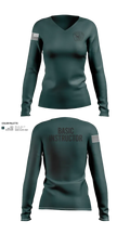 Academy-Basic Unit Women's Long Sleeve V-neck Shirt - 121