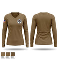 MESRON 4 Women's Long Sleeve V-neck Shirt - 1