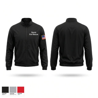 Windbreaker, Sparta Fire/Rescue, Fire Department, Teamtime, Team time, sublimation, custom sports apparel, team uniforms, spirit wear, spiritwear, sports uniforms, custom shirts, team store, custom team store, fundraiser sports, apparel fundraiser