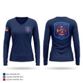 East Allen Women's Long Sleeve V-neck Shirt - 1