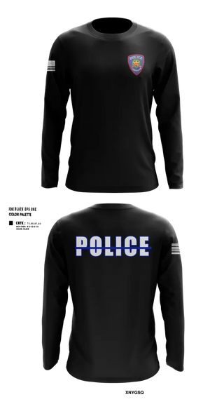 Long Sleeve Performance Shirt, Carrollton Police Department, Police, Teamtime, Team time, sublimation, custom sports apparel, team uniforms, spirit wear, spiritwear, sports uniforms, custom shirts, team store, custom team store, fundraiser sports, apparel fundraiser