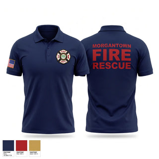 Short Sleeve Performance Polo, MFD, Fire Department, Teamtime, Team time, sublimation, custom sports apparel, team uniforms, spirit wear, spiritwear, sports uniforms, custom shirts, team store, custom team store, fundraiser sports, apparel fundraiser