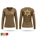 Mobile County Sheriffs Office 71873009 Women's Long Sleeve V-neck Shirt - 1