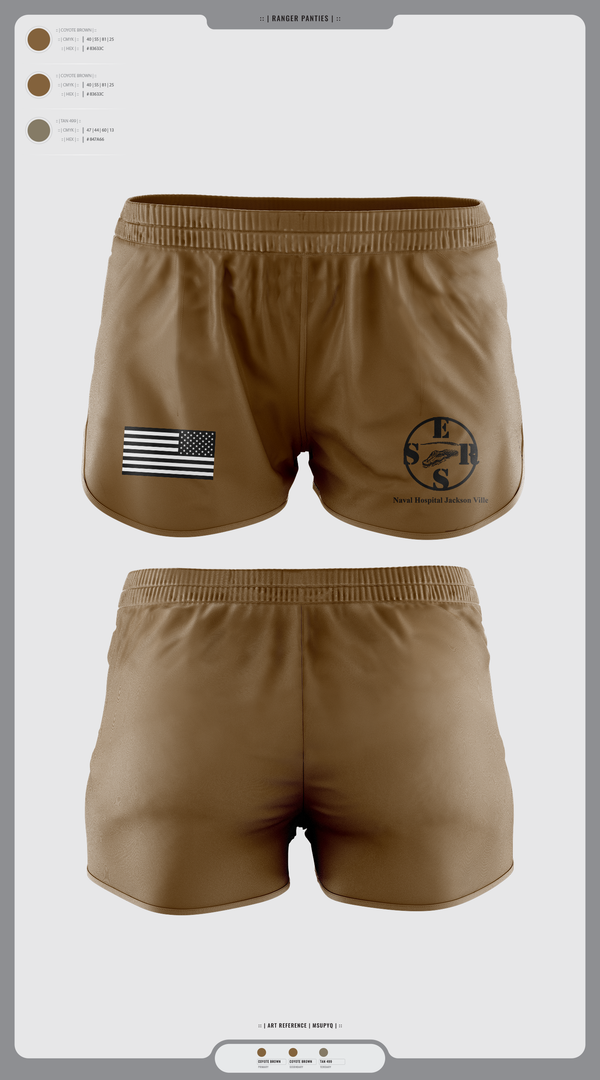Ranger Panties, Naval Hospital Jacksonville ERSS, , Teamtime, Team time, sublimation, custom sports apparel, team uniforms, spirit wear, spiritwear, sports uniforms, custom shirts, team store, custom team store, fundraiser sports, apparel fundraiser