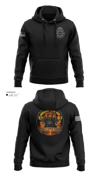Hoodie, Hopkinsville Fire Department, Fire Department, Teamtime, Team time, sublimation, custom sports apparel, team uniforms, spirit wear, spiritwear, sports uniforms, custom shirts, team store, custom team store, fundraiser sports, apparel fundraiser