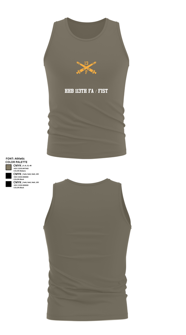 Tank Top, HHB 113th FA / FIST, , Teamtime, Team time, sublimation, custom sports apparel, team uniforms, spirit wear, spiritwear, sports uniforms, custom shirts, team store, custom team store, fundraiser sports, apparel fundraiser