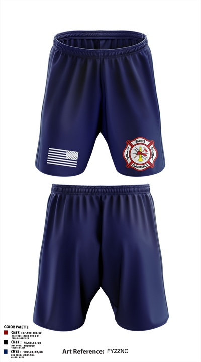 Sardis-Timmonsville fire department station 1 32598145 Athletic Shorts With Pockets - 2
